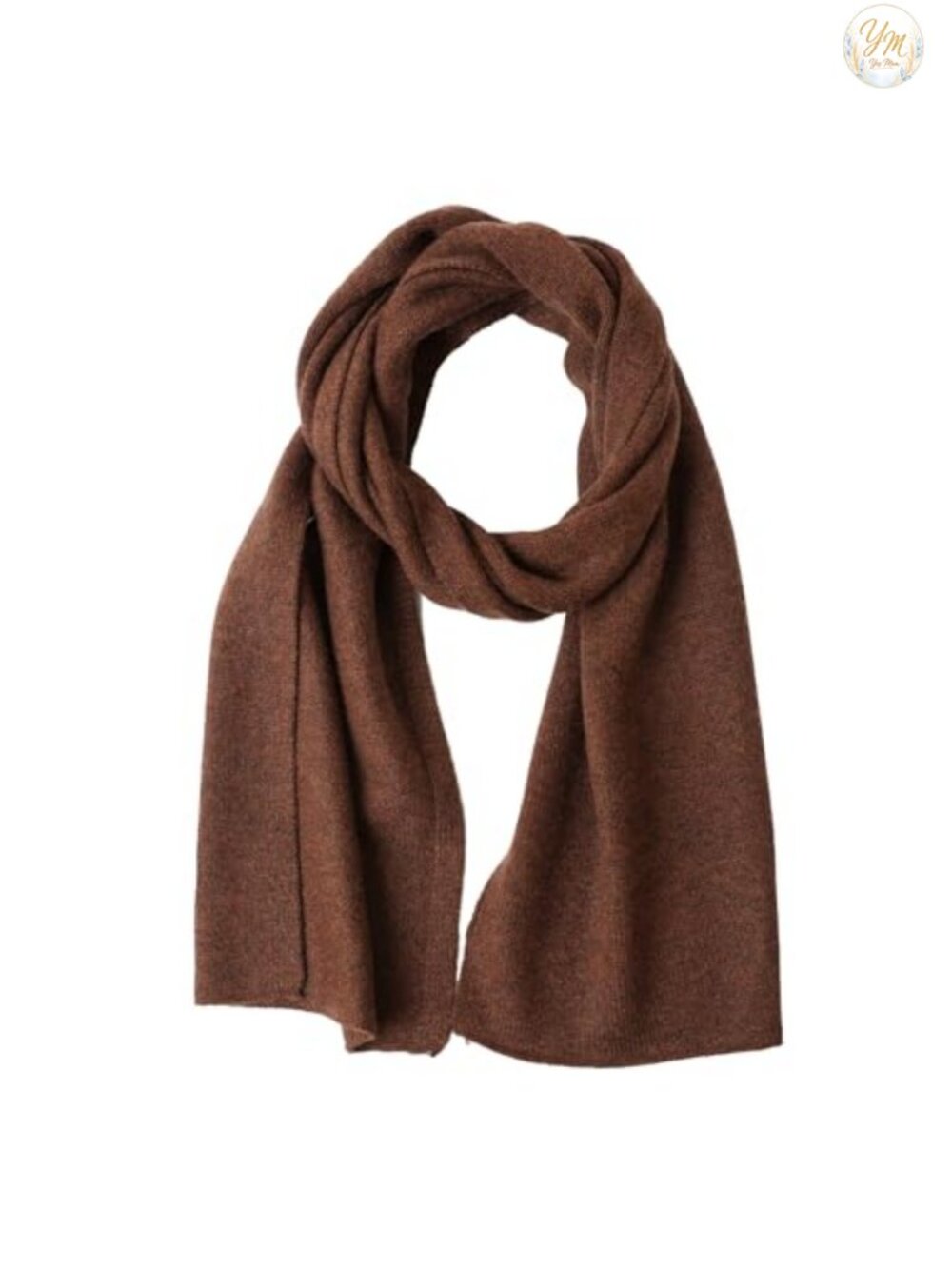 100% Cashmere Short Scarf 59"x10" Unisex Winter Scarf with Gift Box